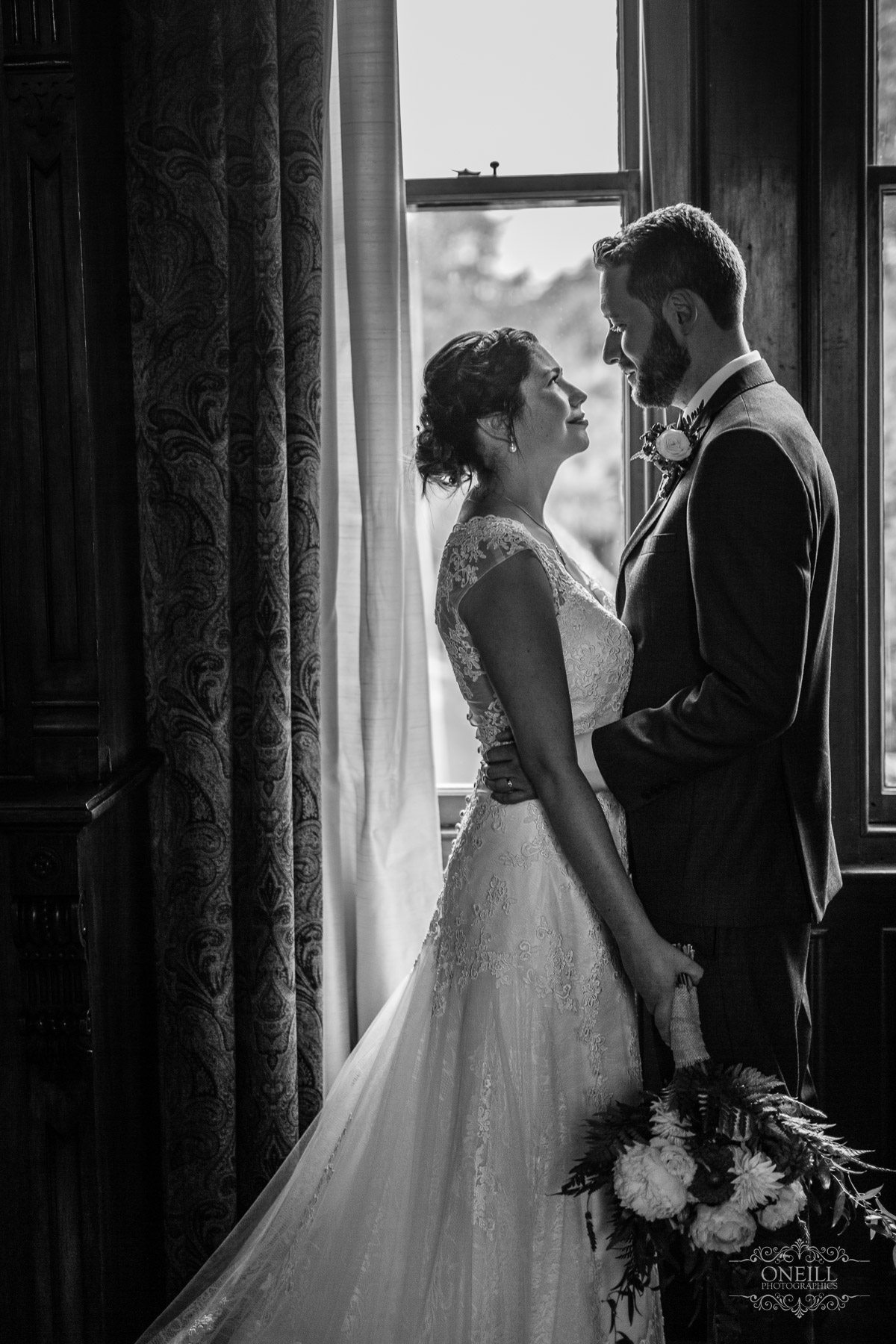 Dunedin Wedding Larnach Castle Bride Groom